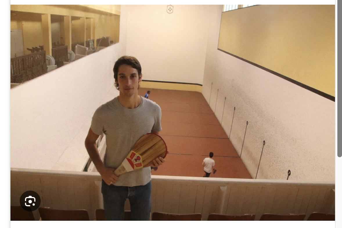 Affiche et graphisme pour le Trinquet de la Cavalerie, club de pelote basque Paris