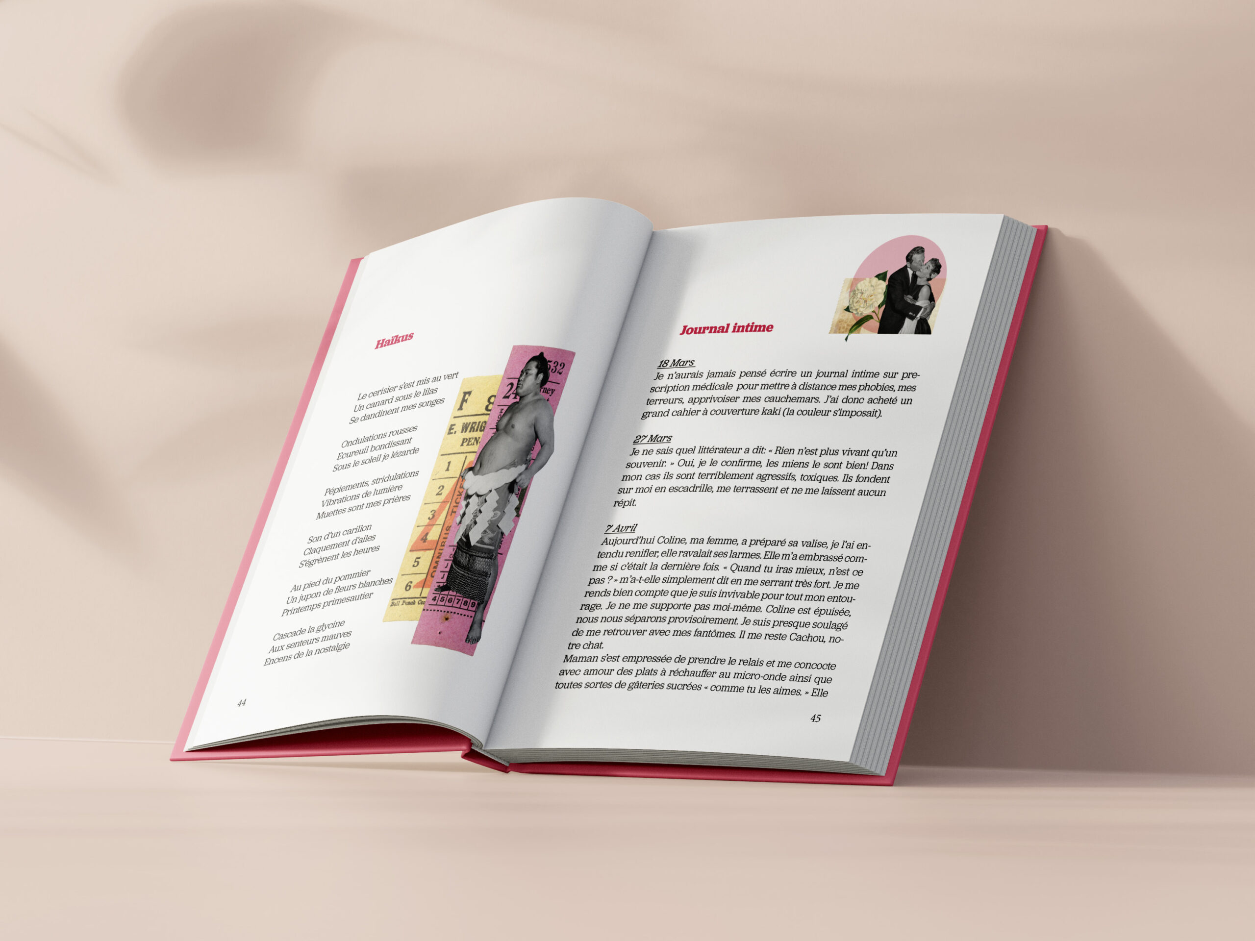 Maquettage, illustrations en collages numériques et impression pour les auteurs indépendants par Lagraphista